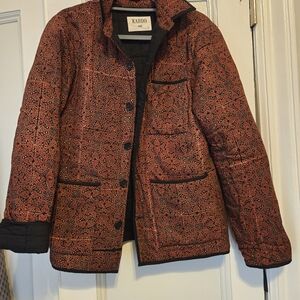 Kardo Black and Red Puffer Jacket